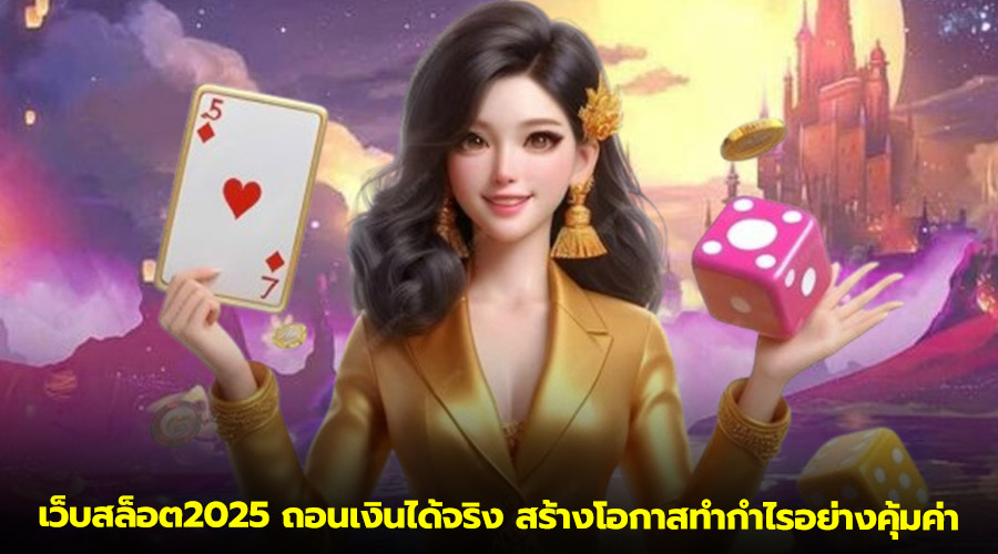 เว็บสล็อต2025 ถอนเงินได้จริง